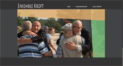 Desktop Screenshot of ensemble-kroft.de